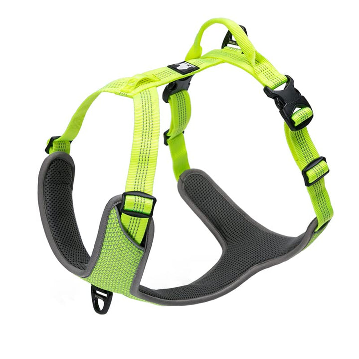 TRUE LOVE Hundegeschirr Outdoor Adventure II Reflektierende Weste mit 2 Leinenbefestigungen passende