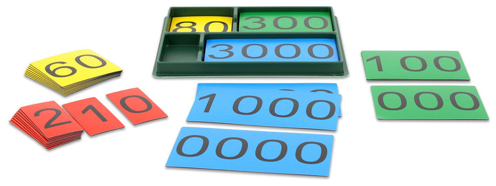 Betzold 87937 - Stellenwertkarten im Sortierkasten - Rechnen lernen Mathematik Kinder Magnet, Magnet