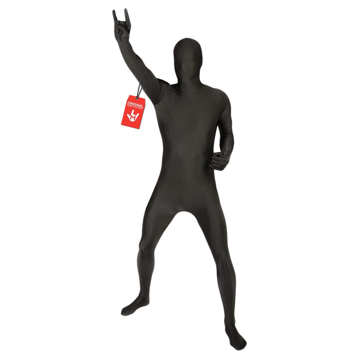 Morphsuits Ganzkörperanzug Herren Schwarz, Body Suit, Grösse XL, XL
