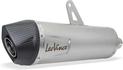 Endschalldämpfer LeoVince SLIP-ON SBK LV ONE EVO, Edelstahl, Carbon Kappe, mit Zulassung für Triumph