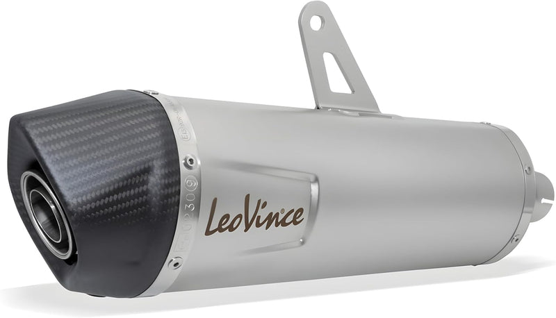 Endschalldämpfer LeoVince SLIP-ON SBK LV ONE EVO, Edelstahl, Carbon Kappe, mit Zulassung für Triumph