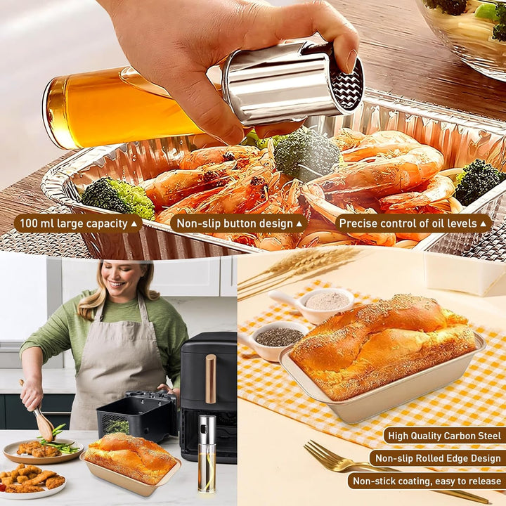 Heissluftfritteuse Zubehör, Airfryer Zubehör für Ninja Double Stack XL 9,5 L, Zubehör Ninja Heissluf