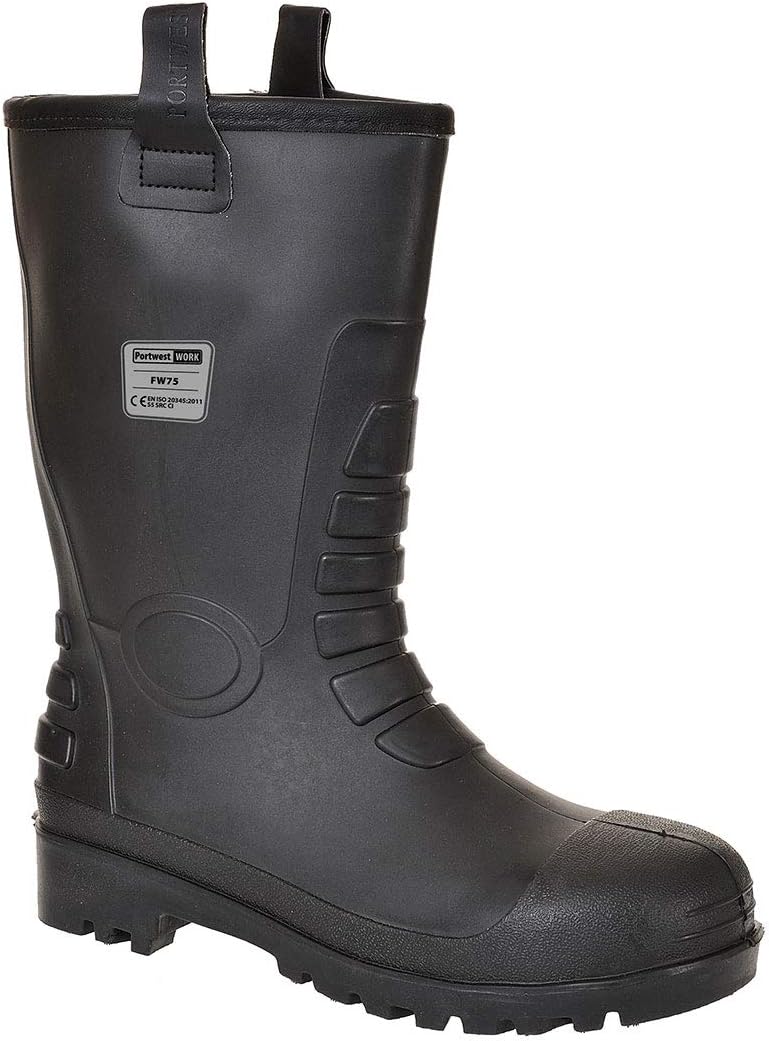 Steelite™ Neptune Rigger Sicherheitsstiefel S5, Farbe: Black, Grösse: 39 - FW75BKR39