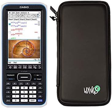 Casio FX CP 400 Grafikrechner (Classpad II) + WYNGS Schutztasche mit Schutztasche, mit Schutztasche