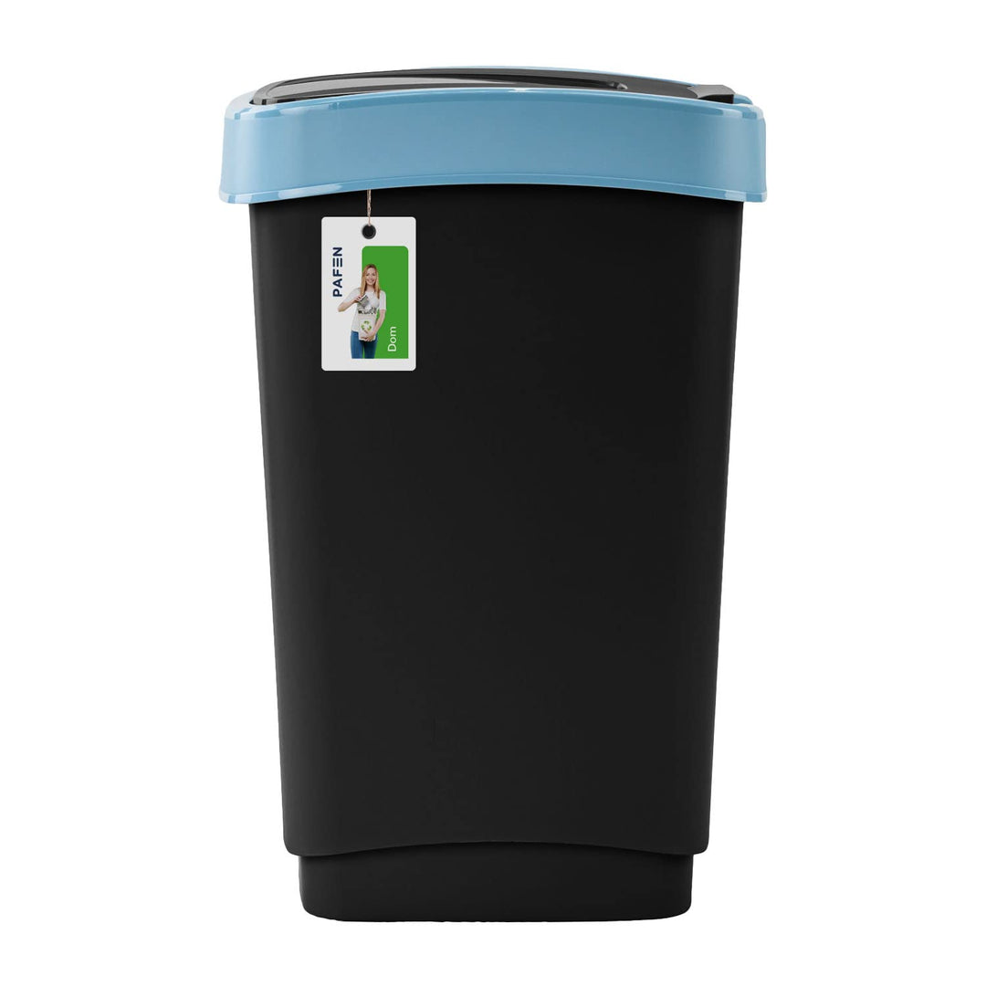 PAFEN 5x Mülleimer SET Mülltrennung 50L - 41 x 30 x 61,5cm - Abfallbehälter Mülltonne mit Spezialkla