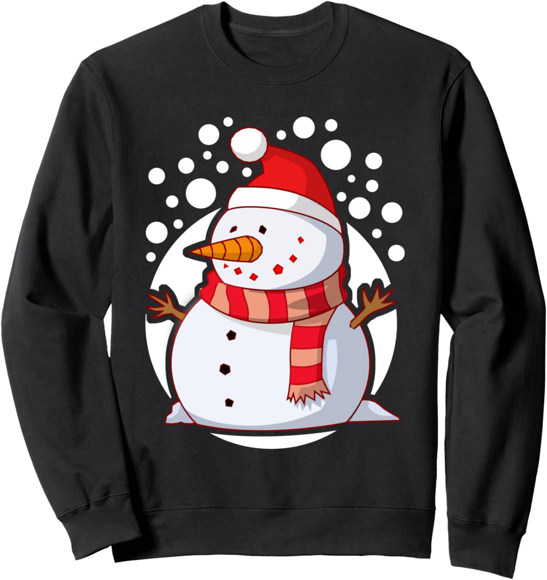 This Is My Snowman Weihnachtspyjama-Shirt Sweatshirt