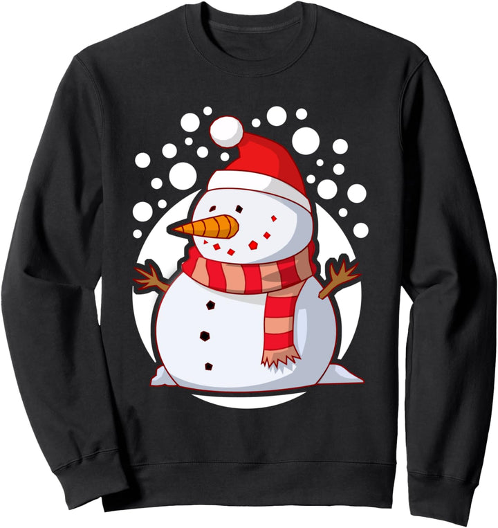 This Is My Snowman Weihnachtspyjama-Shirt Sweatshirt