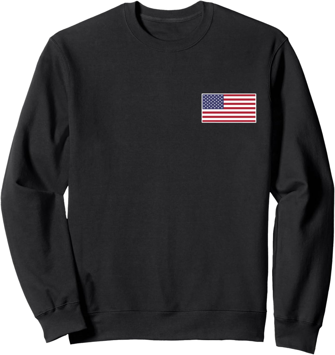 Amerikanische Flagge American Flag USA Flaggen Damen Herren Sweatshirt