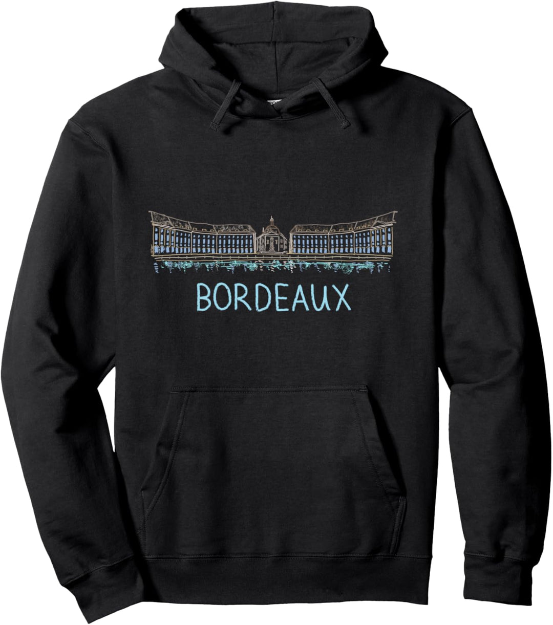 Bordeaux Frankreich Kunstgeschenk Männer Frauen Pullover Hoodie