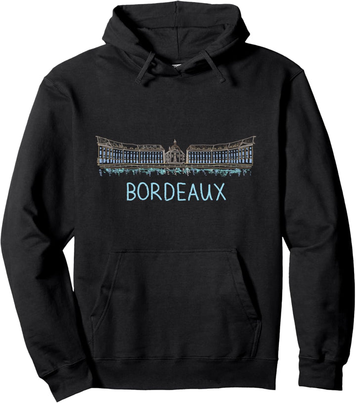 Bordeaux Frankreich Kunstgeschenk Männer Frauen Pullover Hoodie