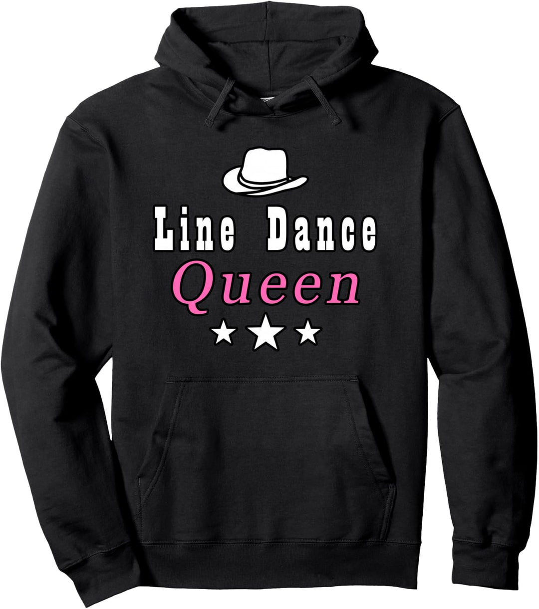 Line Dance Queen Country Music Tanz Pullover Hoodie