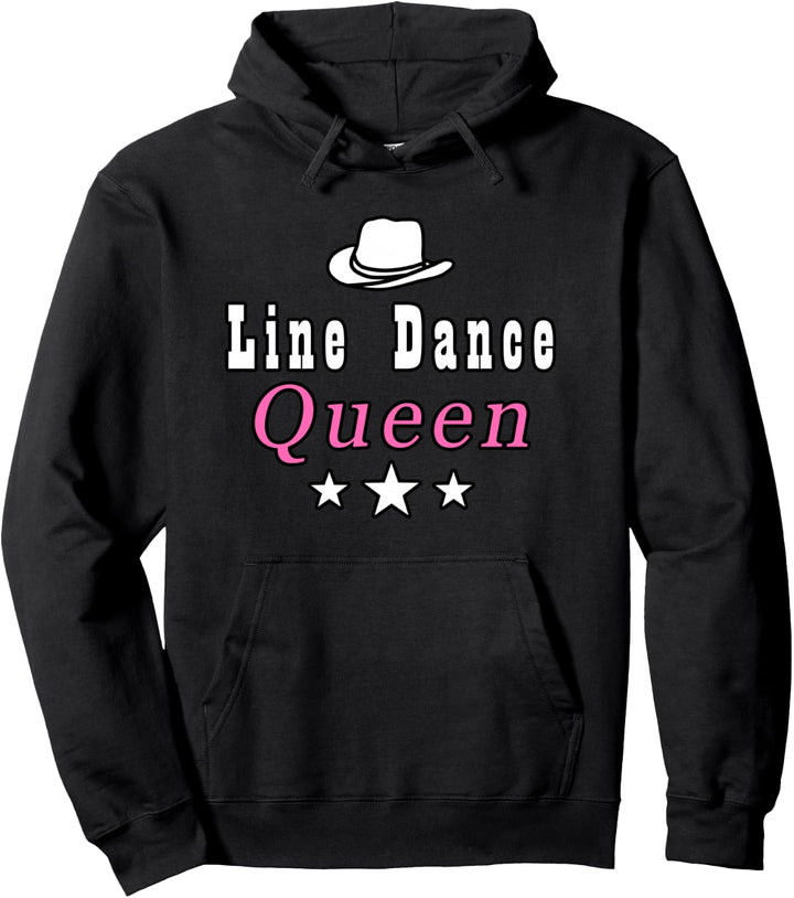 Line Dance Queen Country Music Tanz Pullover Hoodie