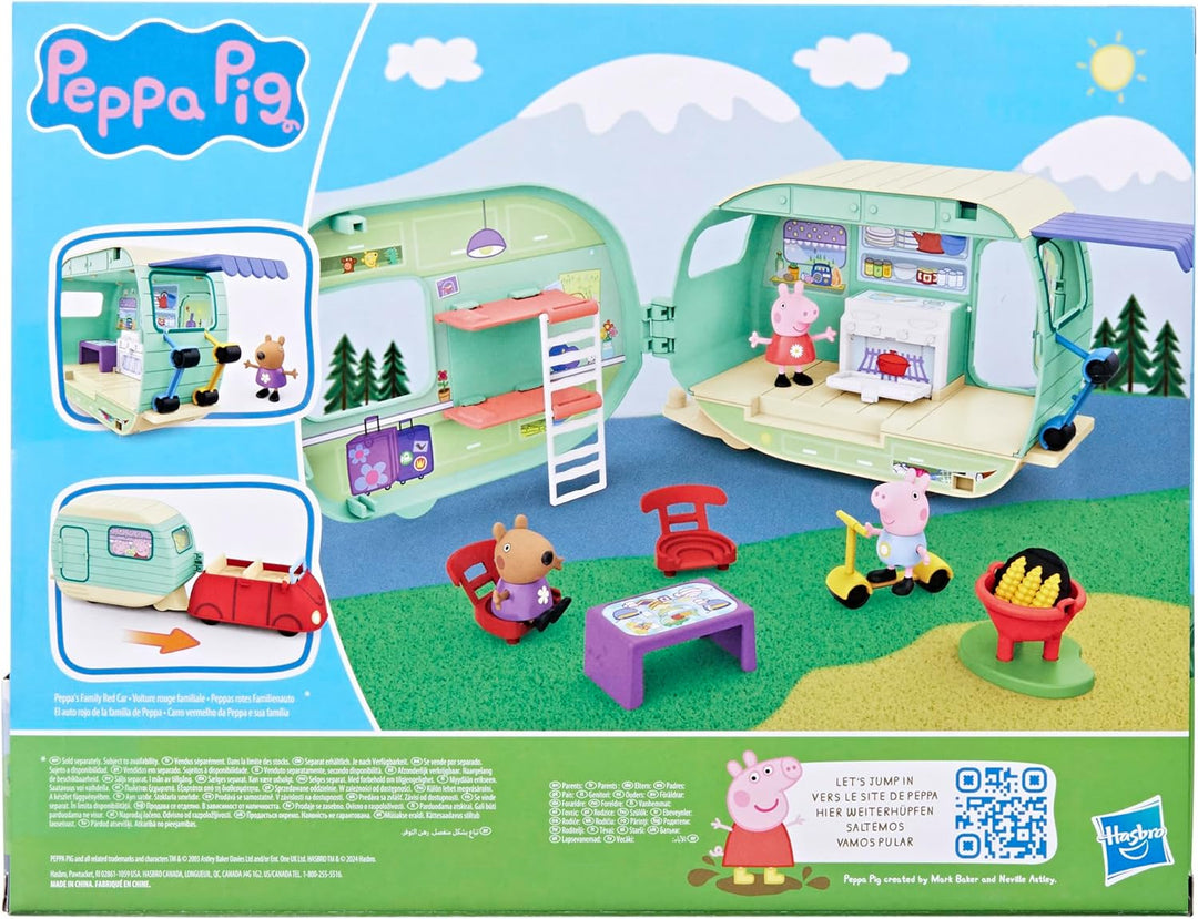 Peppa Pig Peppas Wohnanhänger Spielset, Rosa