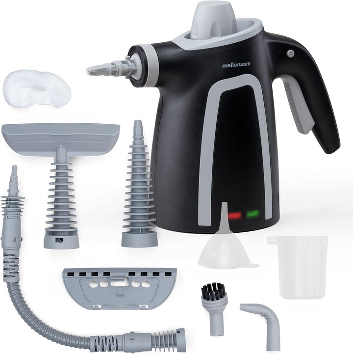 Mellerware - Handdampfreiniger Fush! | Haushaltsdampfreiniger 1050W | Tragbarer Mehrzweckreiniger |