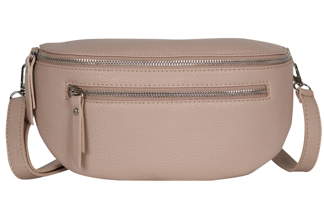 AmbraModa GLX2 - Damen Herren Unisex kleine Hüfttasche Gürteltasche Bauchtasche Umhängetasche aus Ec