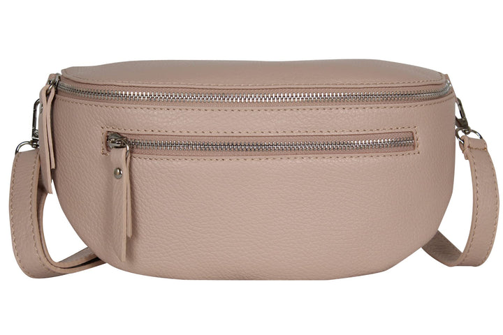 AmbraModa GLX2 - Damen Herren Unisex kleine Hüfttasche Gürteltasche Bauchtasche Umhängetasche aus Ec