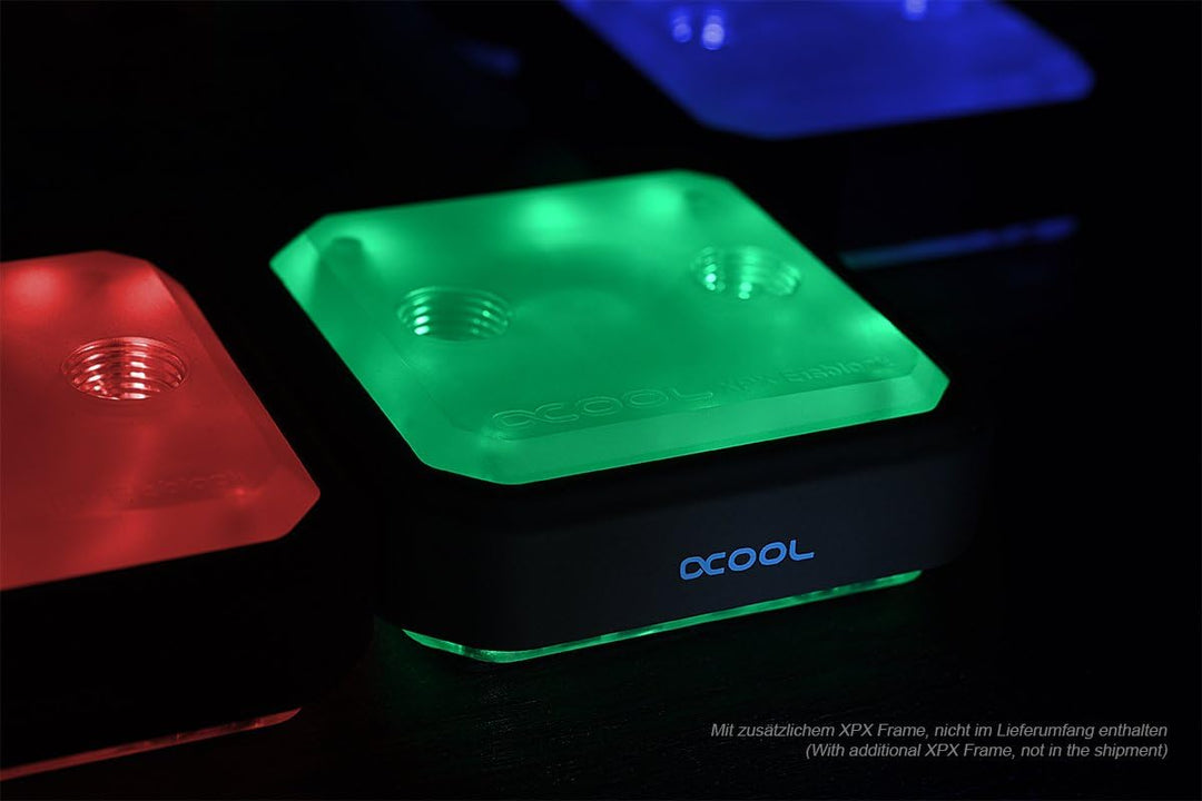 Alphacool 12847 Eisblock XPX CPU - Intel/AMD - Satin Clear Version Wasserkühlung CPU - Kühler