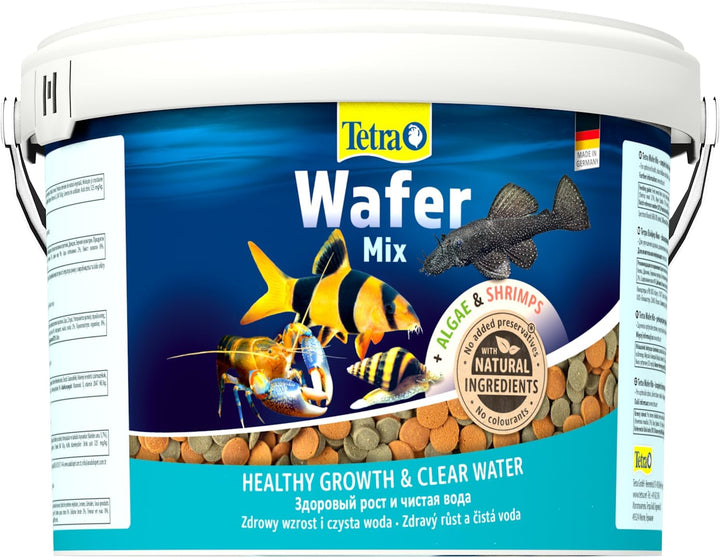 Tetra Wafer Mix - Fischfutter für alle Bodenfische (z.B. Welse) und Krebse, für gesundes Wachstum un