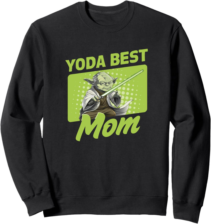 Star Wars Muttertag Yoda Best Mom Green Box Sweatshirt