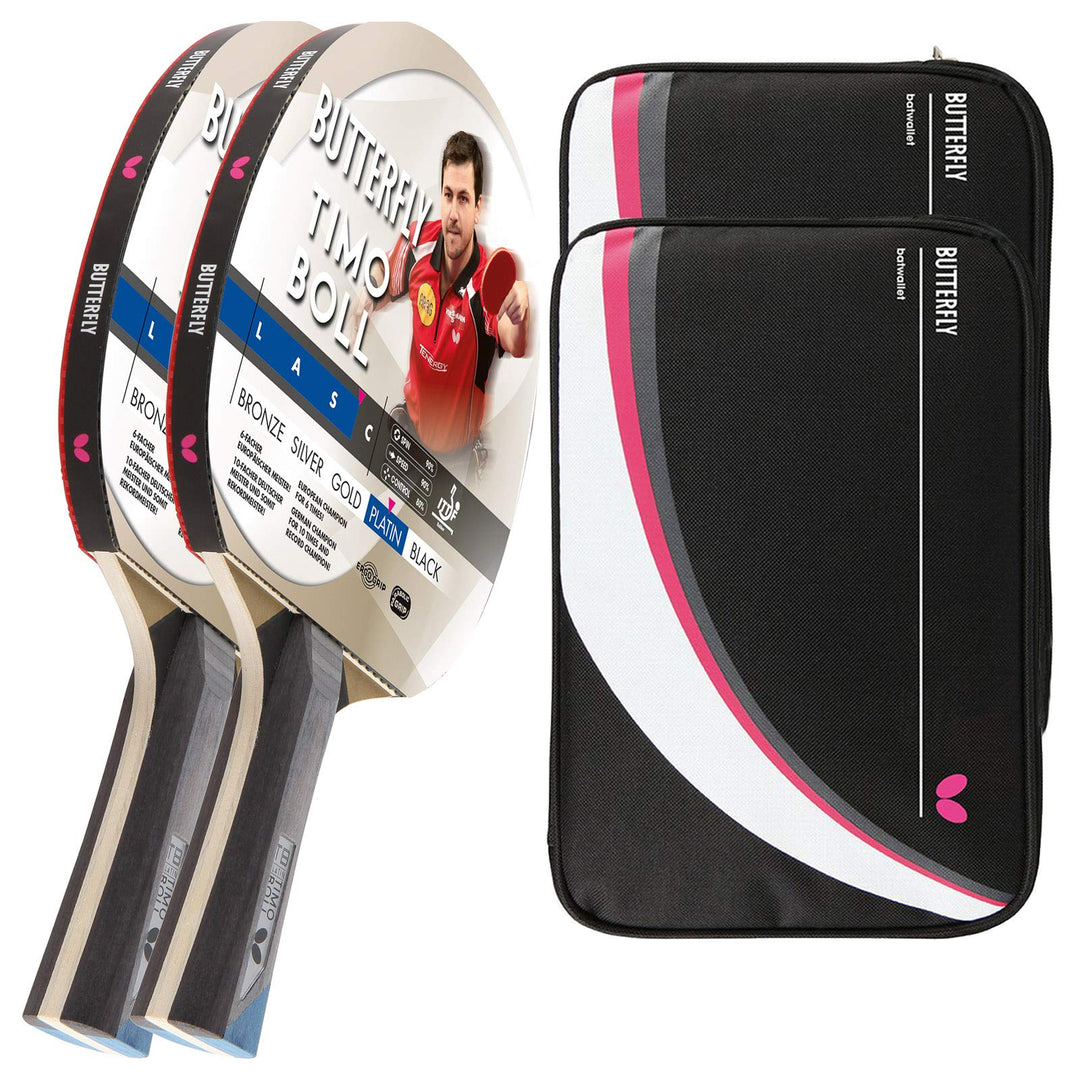 Butterfly® Timo Boll Platin Tischtennisschläger | Tischtennis Racket Bat TT Profi Wettkampfschläger