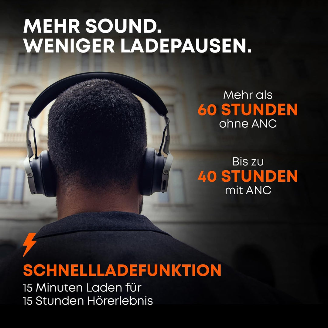 beyerdynamic AVENTHO 100 Wireless On-Ear Kopfhörer mit aktiver Geräuschunterdrückung, 60 Stunden Akk