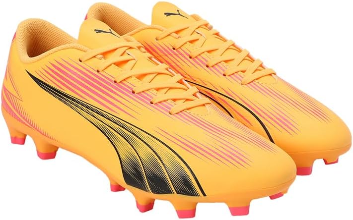 PUMA Herren Ultra Play Fg/Ag Fussballschuh, Sun Stream Puma Black Sunset Glow