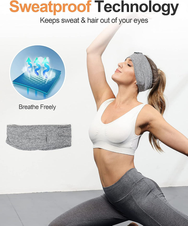 Schlafkopfhörer, Bluetooth-Stirnband, Schlafkopfhörer, Sport-Kopfband, Lange Spielzeit, Schlaf-Heads