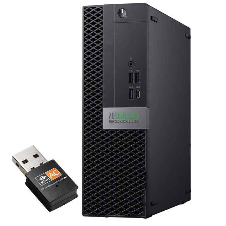 PCRENEWED TECNOLOGIA ACCESSIBILE PcRenewed Desktop-PC Intel I7 6700, leistungsstark, 32 GB RAM, SSD