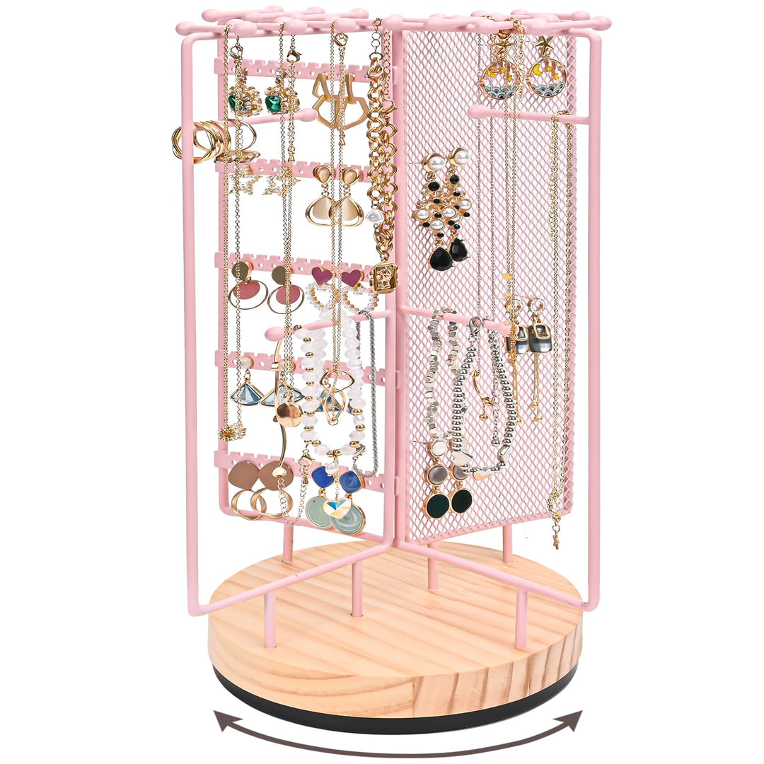 ProCase Schmuckständer Drehbarer Schmuckhalter Schmuckbaum Schmuckstander Jewelry Stand für Ohrring
