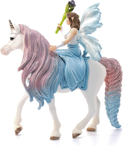 schleich 70569 Eyela mit Prinzessinnen-Einhorn, für Kinder ab 5-12 Jahren, BAYALA - Spielfigur Singl