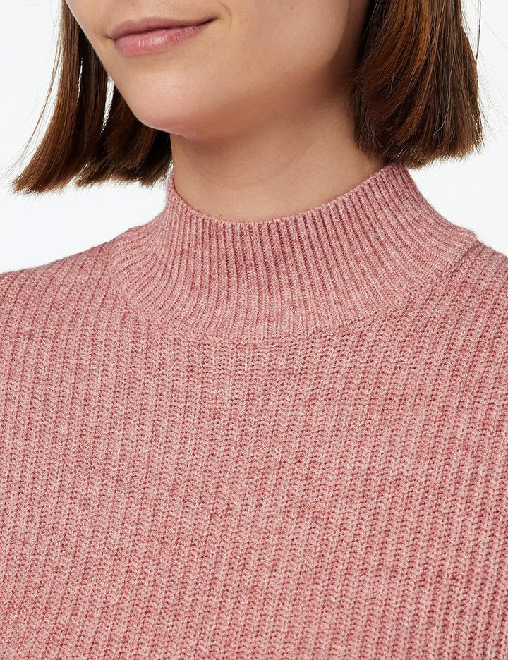 ONLY Damen Onllesly L/S Ballon Ex KNT Pullover Sweater XS Dusty Rose/Detail:melange, XS Dusty Rose/D