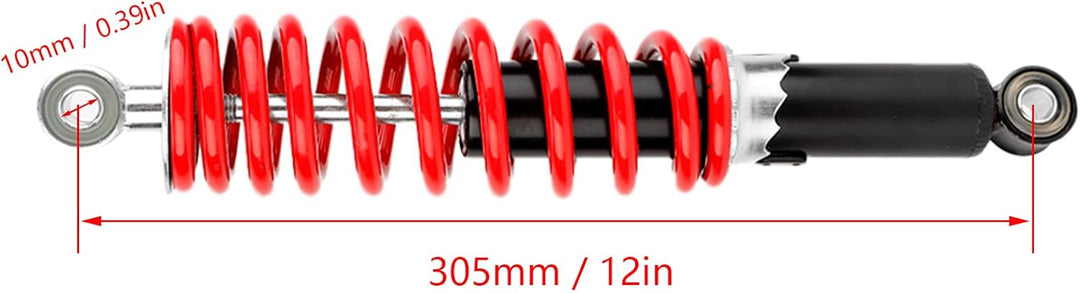 xr80 rear shock 300mm 12",11 shock absorber,es 250 federbein vorn,300mm rear shock,federbein 305 xr8