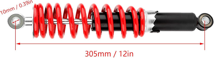 xr80 rear shock 300mm 12",11 shock absorber,es 250 federbein vorn,300mm rear shock,federbein 305 xr8
