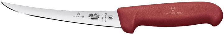 Victorinox, coltello disossatore Fibrox con lama stretta e ricurva in acciaio inox, antiscivolo, ros