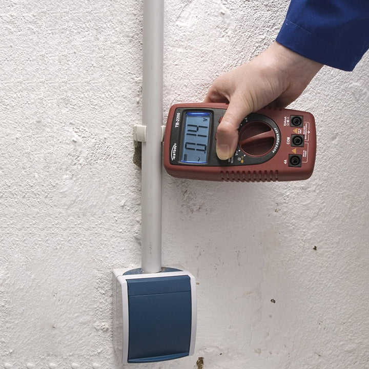 Testboy 2200 Digital-Multimeter mit Kabelbruchdetektor und Ionisationstrommessung (weisse Hochleistu
