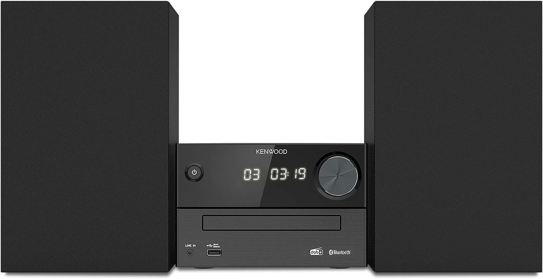 KENWOOD M-420DAB Micro-System, Schwarz, D, USB, Dab+, Bluetooth