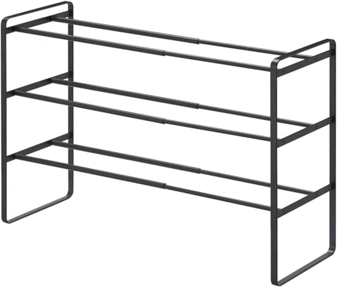 YAMAZAKII 7556 Frame Schuhregal, Schwarz, One Size, Schwarz