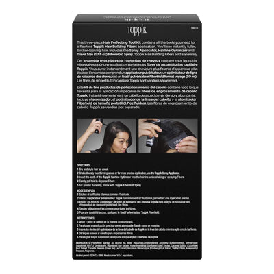 Toppik 3-in-1-Haarfaser Starterset mit Faserfixier Sprühen, 50 ml