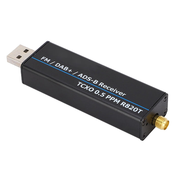 RTL-SDR-Empfänger, 100 kHz Bis 1766 MHz Software Defined Radio, Vollband RTL2832U R820T2 0,5 PPM TCX