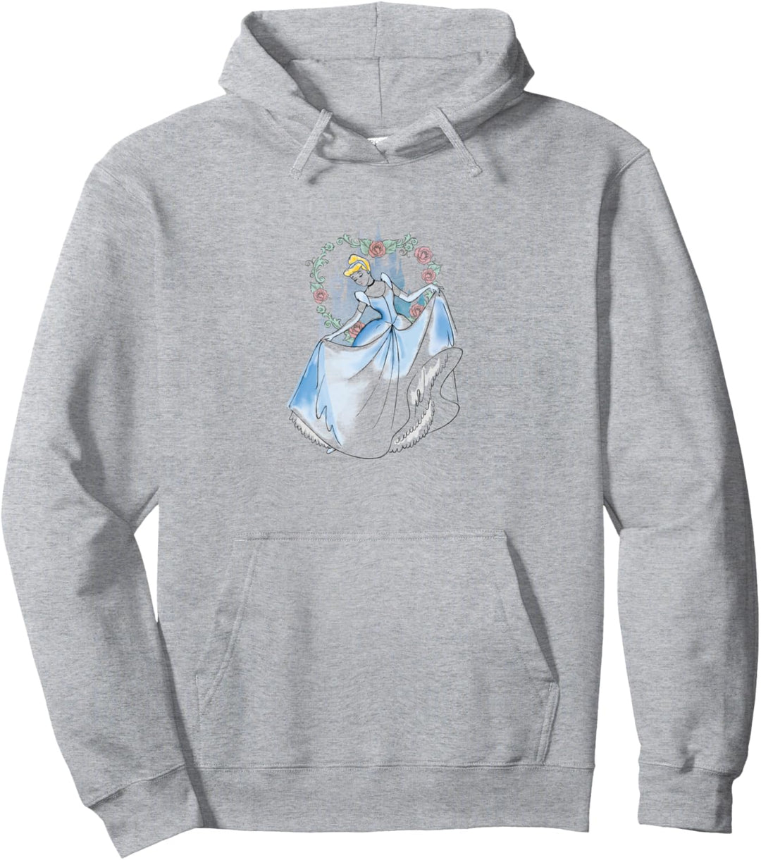 Disney Cinderella Dancing Drawing Pullover Hoodie