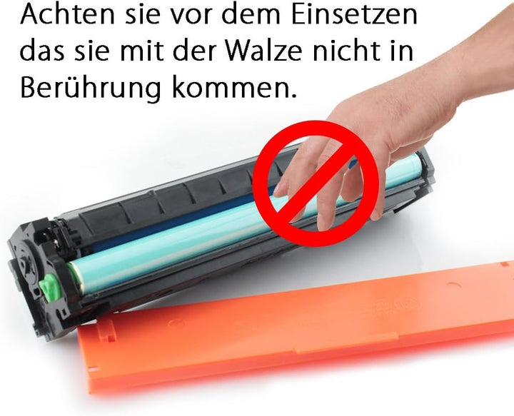 2 Reton Toner mit 25% mehr Leistung, kompatibel für HP CF410X Schwarz für Color Laserjet Pro MFP M47