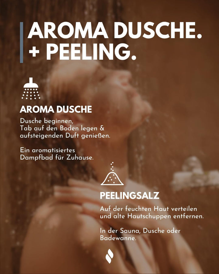 frihed. Sauna Adventskalender 2024 - Limitiert - 24 Wellness Salze - Peeling nach Sauna, Dusche & Ba