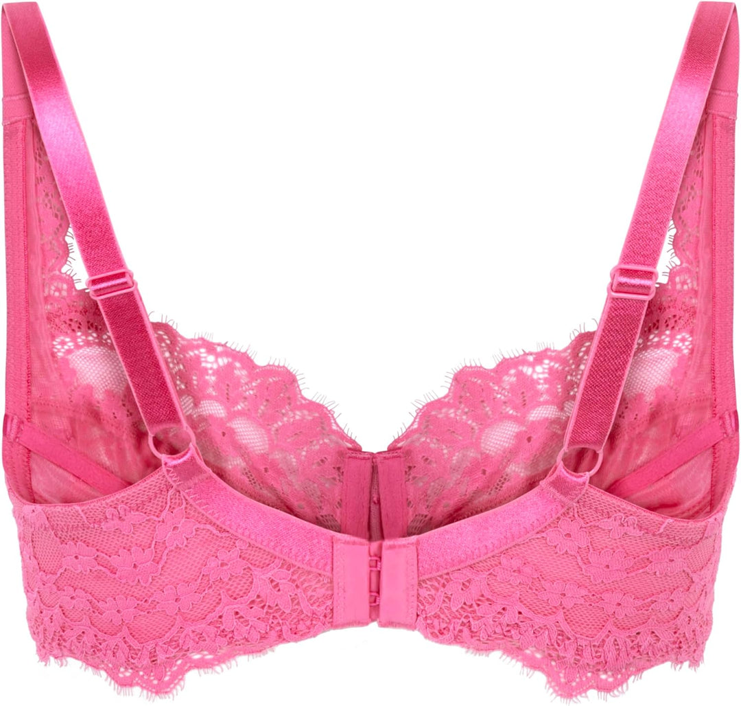 Hunkemöller Unwattierter Bügel-BH Daisy 70C Sangria Sunset, 70C Sangria Sunset