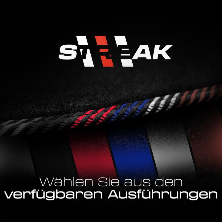 MOTOS Standard Velours-Fussmatten passend für Audi S5 F5 2016-2024 - Standard, Gewebt, Braun fussmat