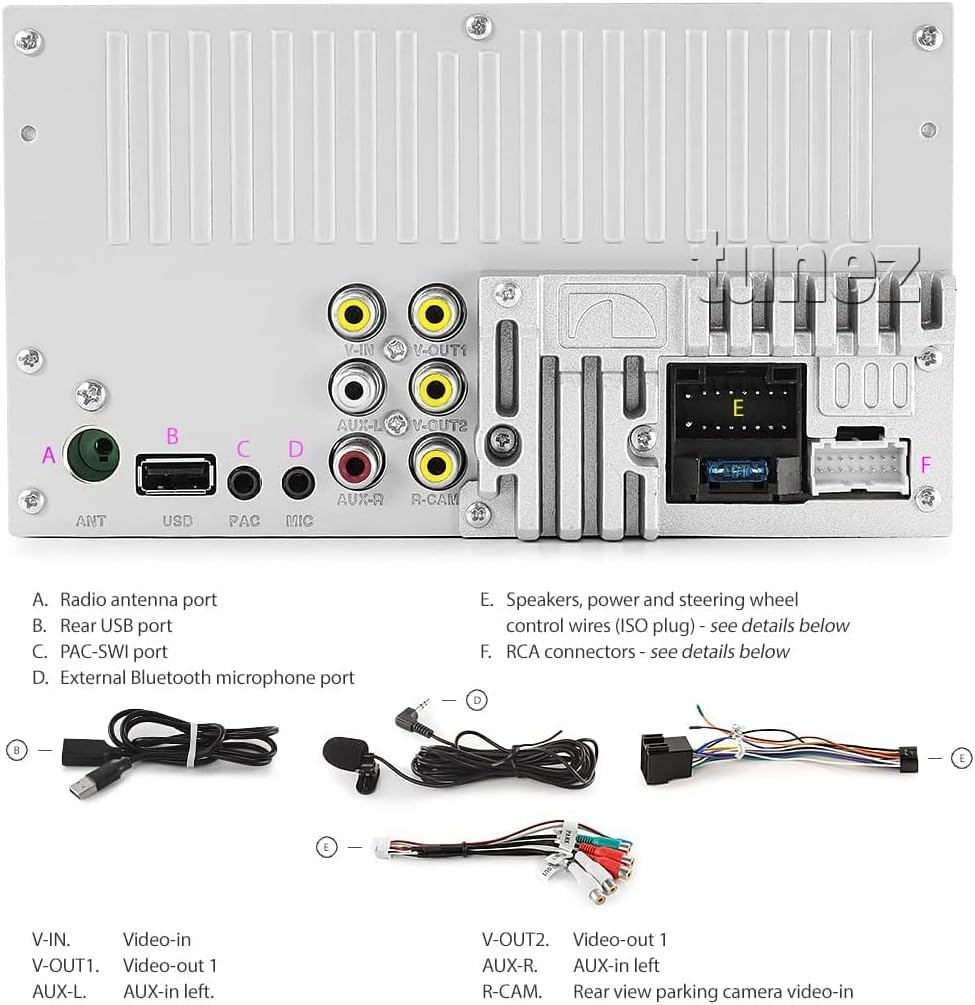 Nakamichi NAM3510-M7 Lizenziertes Apple CarPlay Android Auto Multimedia Headunit Radio Stereo Univer