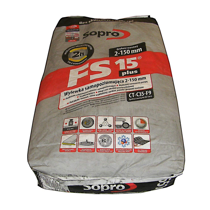 Sopro FS 15® plus 550 - selbstnivellierende, pumpfähige, schnell erhärtende Universalspachtelmasse |