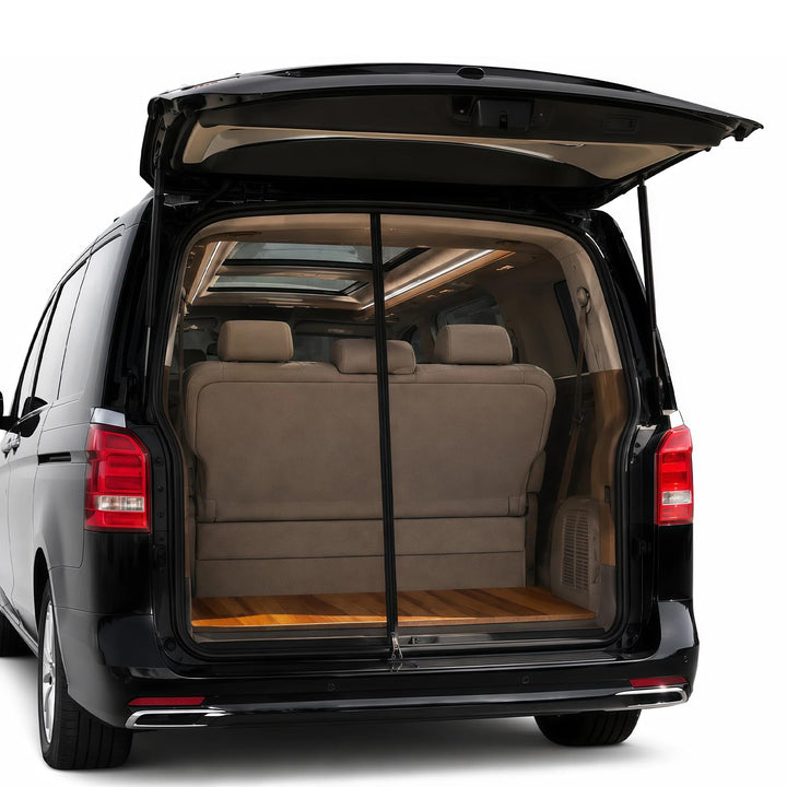 Moskitonetz Auto, Heckklappe Moskitonetz Magnetisch für VW t5 t6 Schiebetür mit Zentralem Reissversc