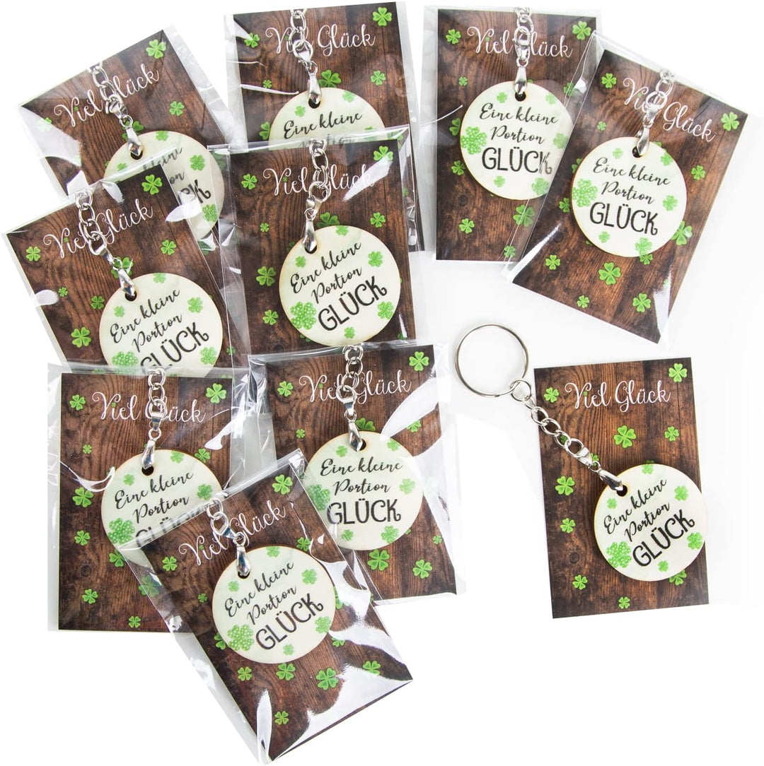 Logbuch-Verlag 10 kleine Glücksbringer Gastgeschenke für Hochzeit & Geburtstag - Give-Away Mini-Gesc