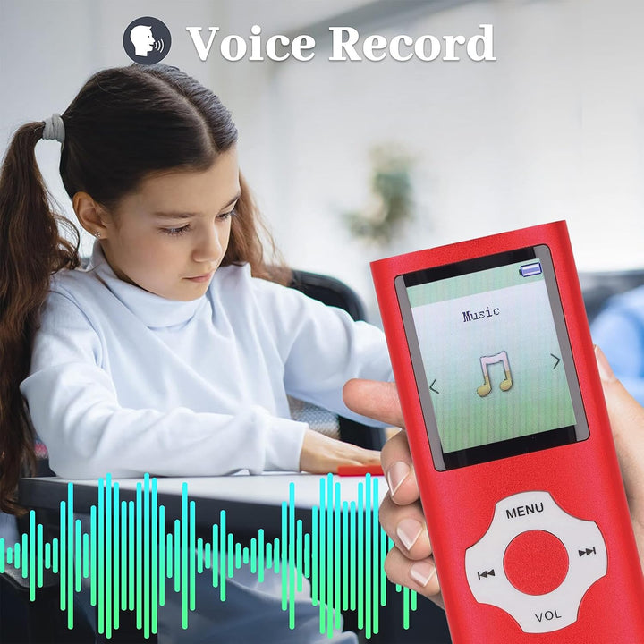 Bewinner 128 GB MP3 -MP4 -Player mit Bluetooth und WiFi, Tragbarer Verlustfreier Sound MP3, HiFi Sou