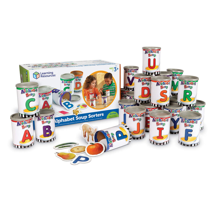 Learning Resources Sortierspiel „Buchstabensuppe“ Suppensortierer, Suppensortierer